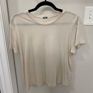 COPY - MONROW Vintage Crew in Bone